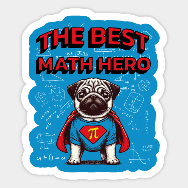 Inspirational Gift For A Math Lover Sticker by mieeewoArt